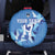 Custom Estonia Football Spare Tire Cover Retro Jersey Blue Version