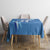 Custom Estonia Football Tablecloth Retro Jersey Blue Version