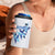 Custom Estonia Football 4 in 1 Can Cooler Tumbler Retro Jersey White Version