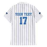 Custom Estonia Football Hawaiian Shirt Retro Jersey White Version