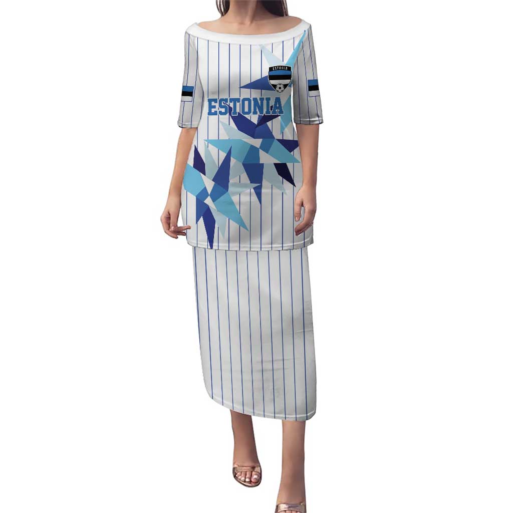 Custom Estonia Football Puletasi Retro Jersey White Version