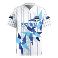 Custom Estonia Football Rugby Jersey Retro Jersey White Version