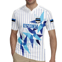 Custom Estonia Football Rugby Jersey Retro Jersey White Version