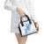 Custom Estonia Football Shoulder Handbag Retro Jersey White Version
