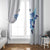 Custom Estonia Football Window Curtain Retro Jersey White Version