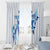 Custom Estonia Football Window Curtain Retro Jersey White Version