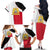 Haiti First Empire Family Matching Off The Shoulder Long Sleeve Dress and Hawaiian Shirt Anpi an Ayiti 1804-1806