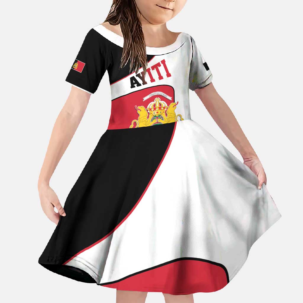 Haiti First Empire Family Matching Short Sleeve Bodycon Dress and Hawaiian Shirt Anpi an Ayiti 1804-1806