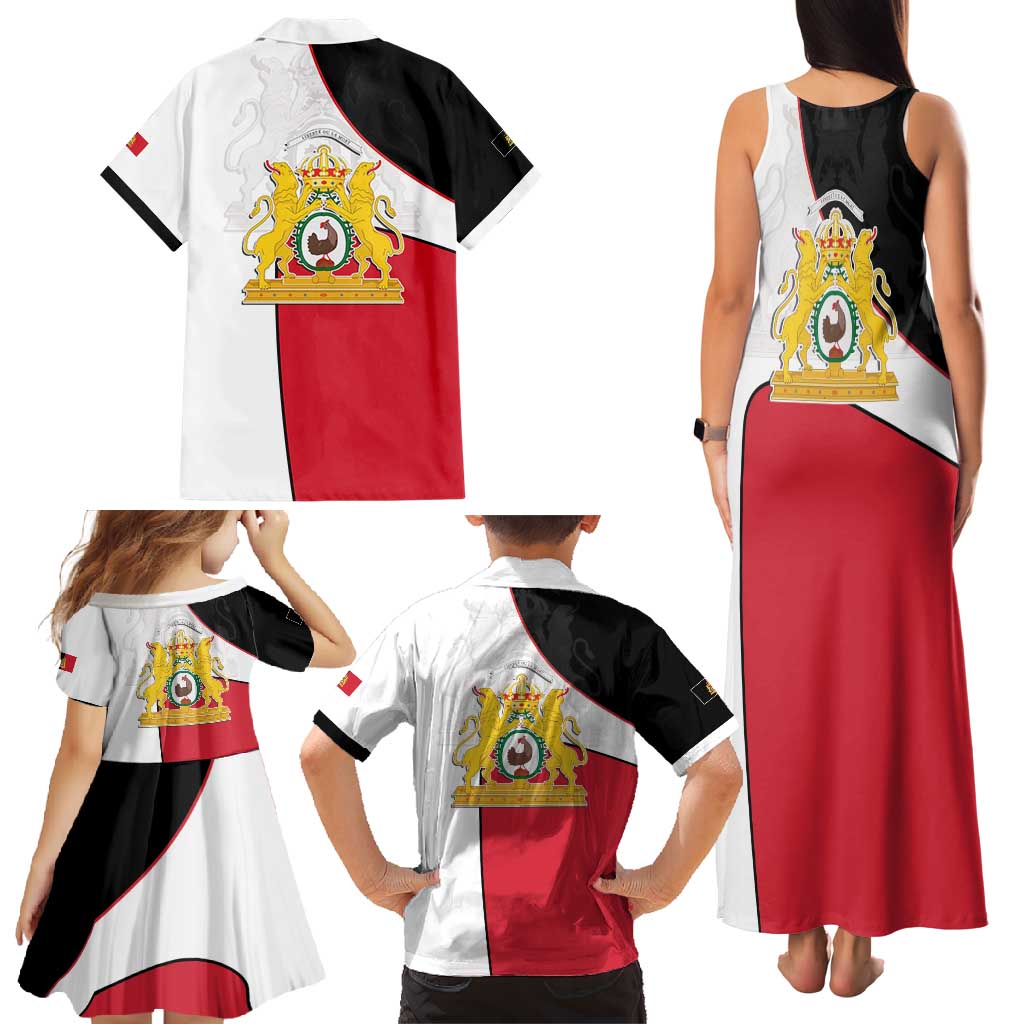 Haiti First Empire Family Matching Tank Maxi Dress and Hawaiian Shirt Anpi an Ayiti 1804-1806