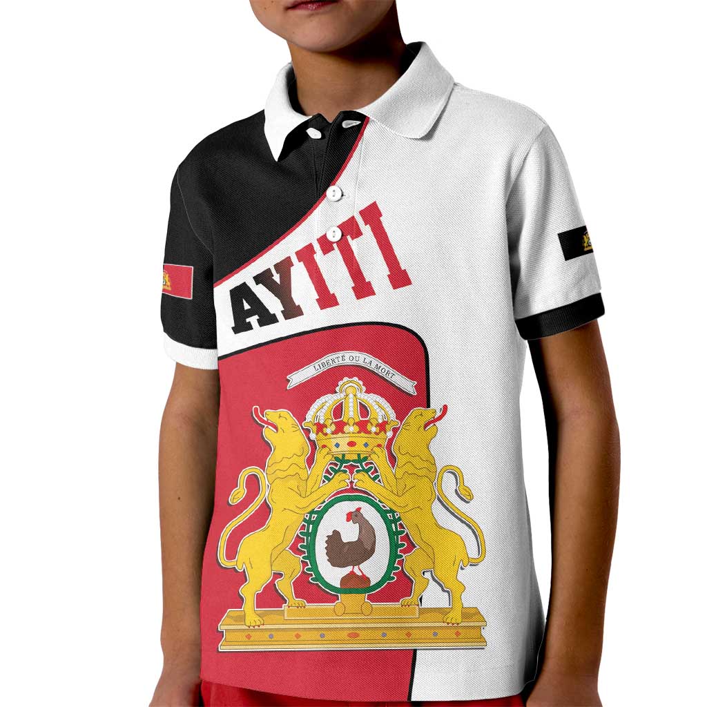 Haiti First Empire Kid Polo Shirt Anpi an Ayiti 1804-1806