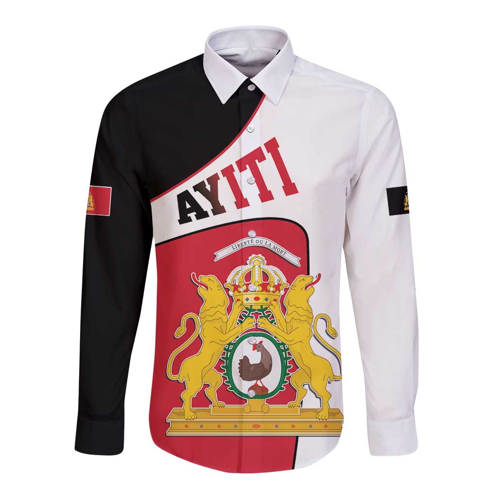 Haiti First Empire Long Sleeve Button Shirt Anpi an Ayiti 1804-1806
