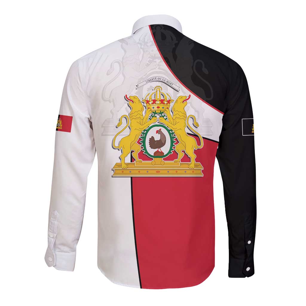 Haiti First Empire Long Sleeve Button Shirt Anpi an Ayiti 1804-1806