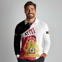 Haiti First Empire Long Sleeve Polo Shirt Anpi an Ayiti 1804-1806