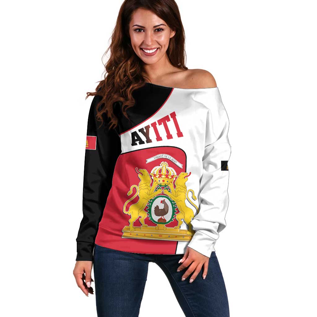 Haiti First Empire Off Shoulder Sweater Anpi an Ayiti 1804-1806