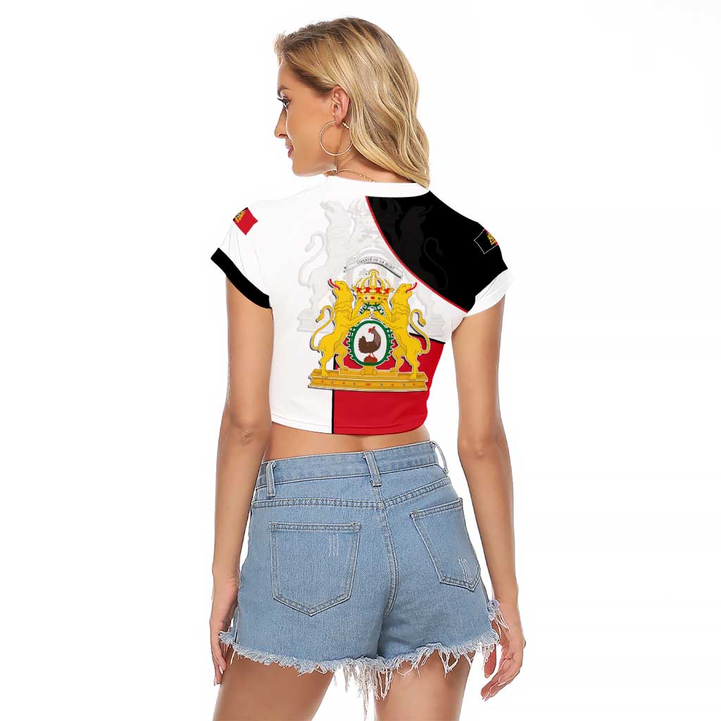 Haiti First Empire Raglan Cropped T Shirt Anpi an Ayiti 1804-1806