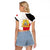 Haiti First Empire Raglan Cropped T Shirt Anpi an Ayiti 1804-1806