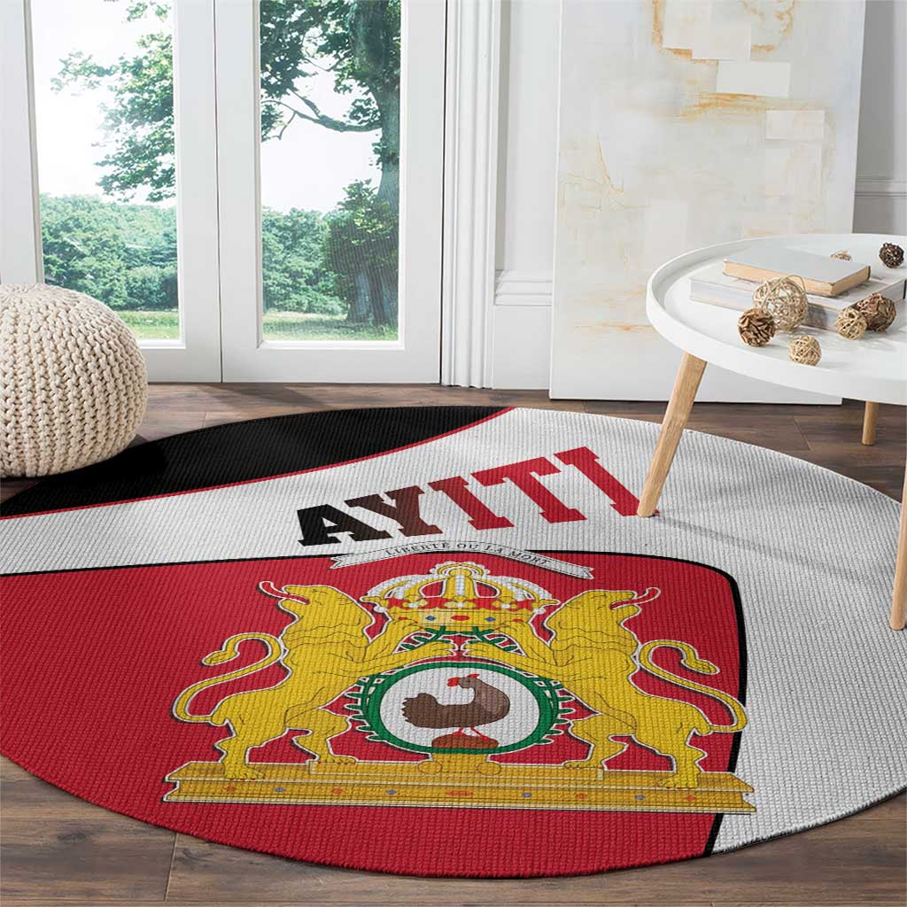 Haiti First Empire Round Carpet Anpi an Ayiti 1804-1806