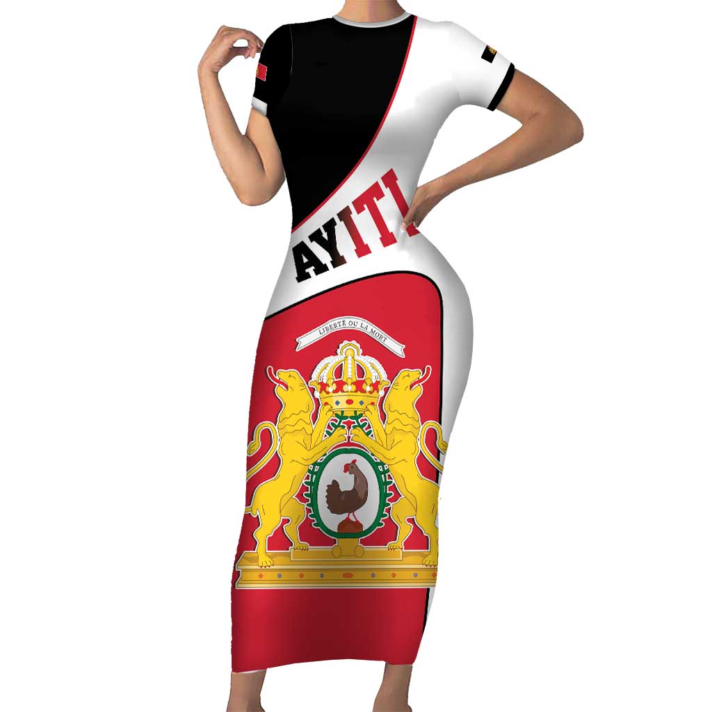 Haiti First Empire Short Sleeve Bodycon Dress Anpi an Ayiti 1804-1806