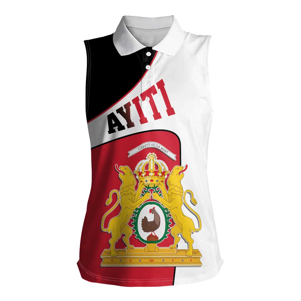 Haiti First Empire Women Sleeveless Polo Shirt Anpi an Ayiti 1804-1806