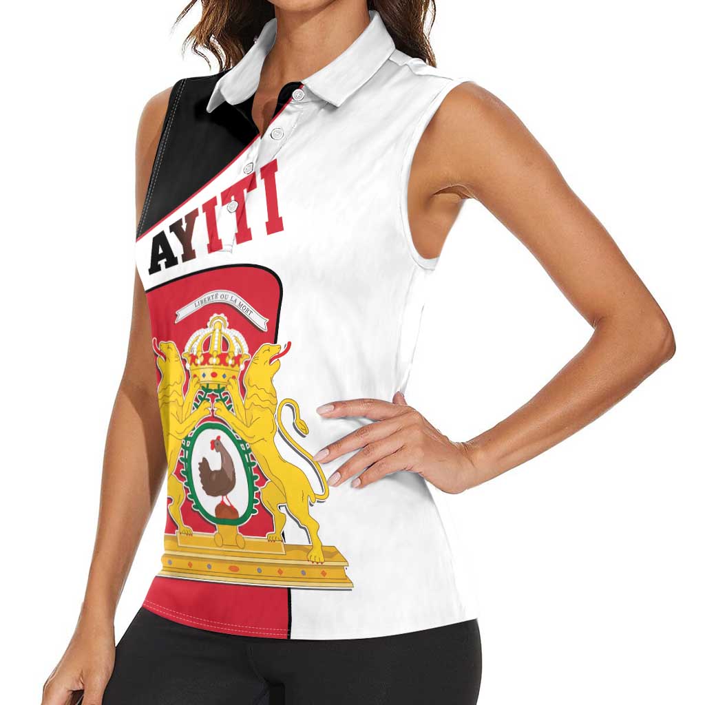 Haiti First Empire Women Sleeveless Polo Shirt Anpi an Ayiti 1804-1806