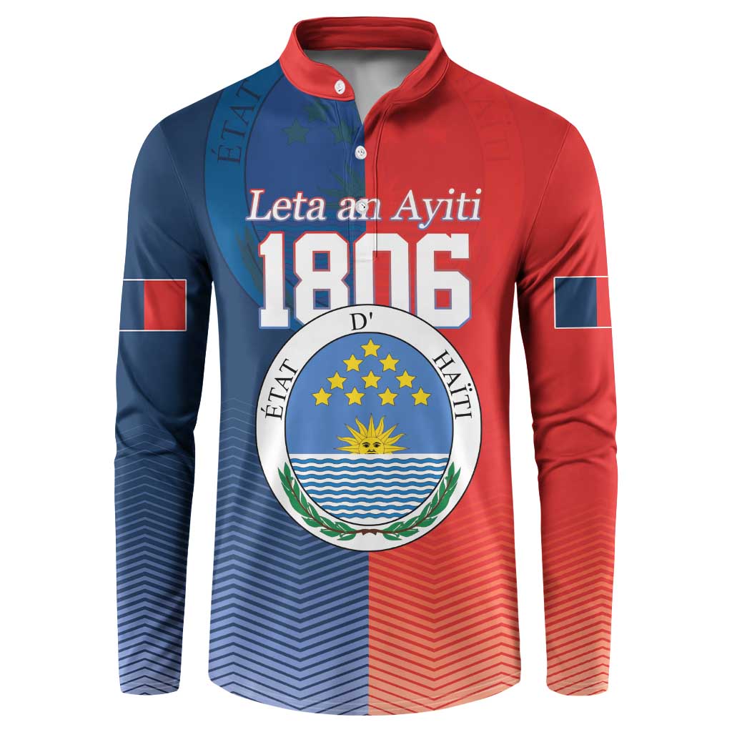 North Haiti State of Haiti Button Sweatshirt Leta an Ayiti 1806-1811