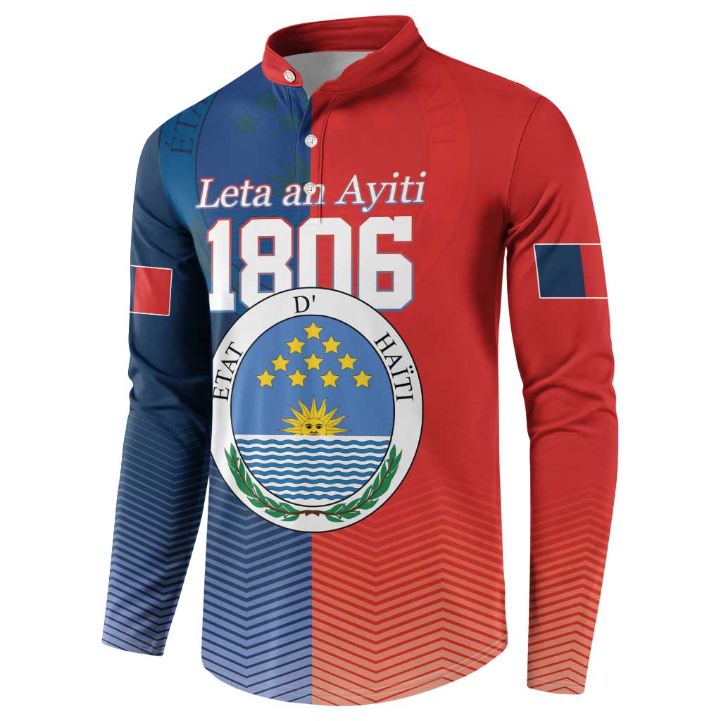 North Haiti State of Haiti Button Sweatshirt Leta an Ayiti 1806-1811