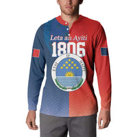 North Haiti State of Haiti Button Sweatshirt Leta an Ayiti 1806-1811