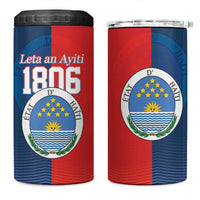 North Haiti State of Haiti 4 in 1 Can Cooler Tumbler Leta an Ayiti 1806-1811