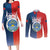 North Haiti State of Haiti Couples Matching Long Sleeve Bodycon Dress and Long Sleeve Button Shirt Leta an Ayiti 1806-1811