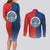 North Haiti State of Haiti Couples Matching Long Sleeve Bodycon Dress and Long Sleeve Button Shirt Leta an Ayiti 1806-1811