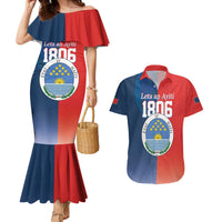 North Haiti State of Haiti Couples Matching Mermaid Dress and Hawaiian Shirt Leta an Ayiti 1806-1811