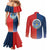 North Haiti State of Haiti Couples Matching Mermaid Dress and Long Sleeve Button Shirt Leta an Ayiti 1806-1811