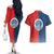 North Haiti State of Haiti Couples Matching Off The Shoulder Long Sleeve Dress and Hawaiian Shirt Leta an Ayiti 1806-1811
