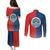 North Haiti State of Haiti Couples Matching Puletasi and Long Sleeve Button Shirt Leta an Ayiti 1806-1811