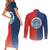 North Haiti State of Haiti Couples Matching Short Sleeve Bodycon Dress and Long Sleeve Button Shirt Leta an Ayiti 1806-1811