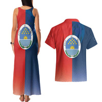 North Haiti State of Haiti Couples Matching Tank Maxi Dress and Hawaiian Shirt Leta an Ayiti 1806-1811