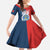 North Haiti State of Haiti Family Matching Off The Shoulder Long Sleeve Dress and Hawaiian Shirt Leta an Ayiti 1806-1811