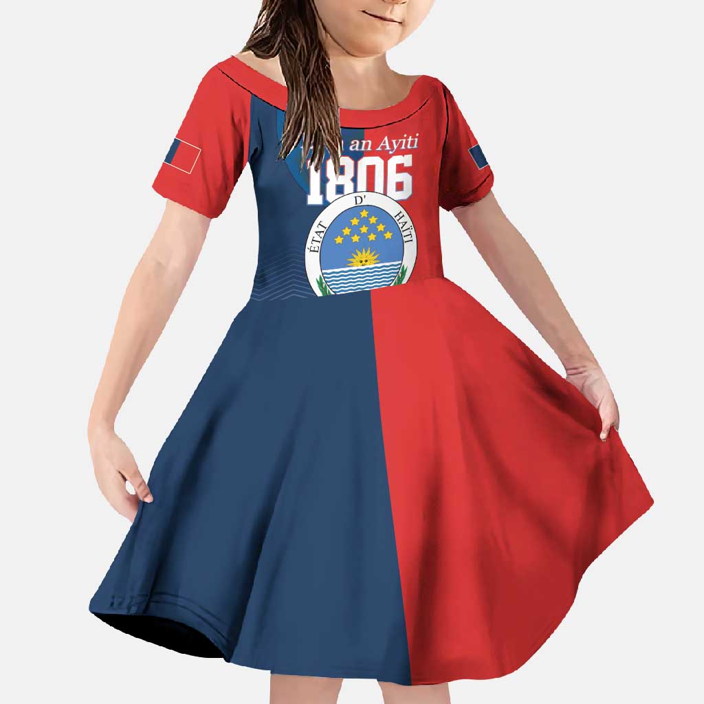 North Haiti State of Haiti Family Matching Off Shoulder Maxi Dress and Hawaiian Shirt Leta an Ayiti 1806-1811