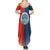 North Haiti State of Haiti Family Matching Summer Maxi Dress and Hawaiian Shirt Leta an Ayiti 1806-1811