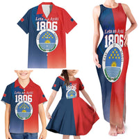 North Haiti State of Haiti Family Matching Tank Maxi Dress and Hawaiian Shirt Leta an Ayiti 1806-1811