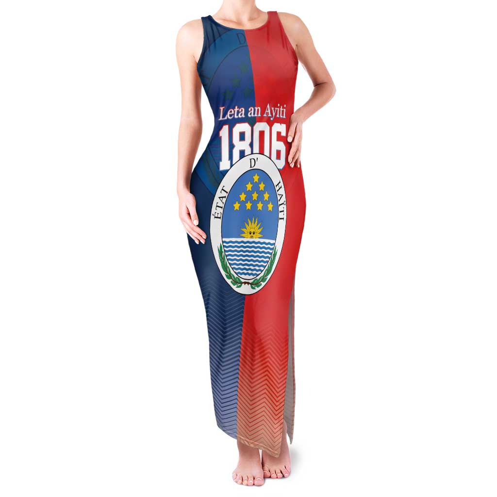 North Haiti State of Haiti Family Matching Tank Maxi Dress and Hawaiian Shirt Leta an Ayiti 1806-1811