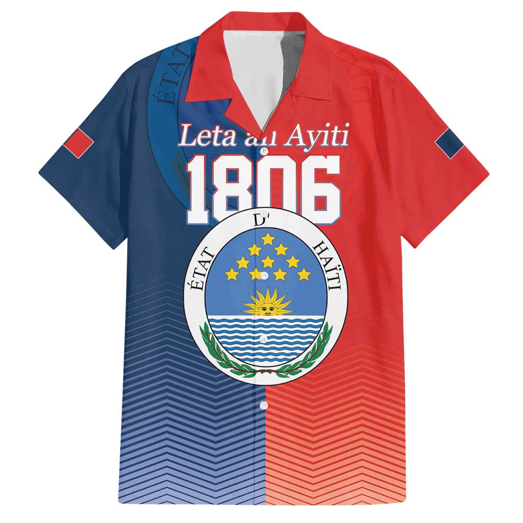 North Haiti State of Haiti Hawaiian Shirt Leta an Ayiti 1806-1811