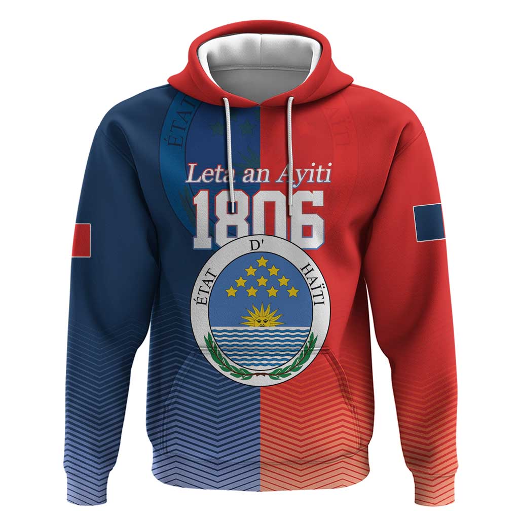 North Haiti State of Haiti Hoodie Leta an Ayiti 1806-1811