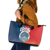 North Haiti State of Haiti Leather Tote Bag Leta an Ayiti 1806-1811