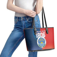 North Haiti State of Haiti Leather Tote Bag Leta an Ayiti 1806-1811
