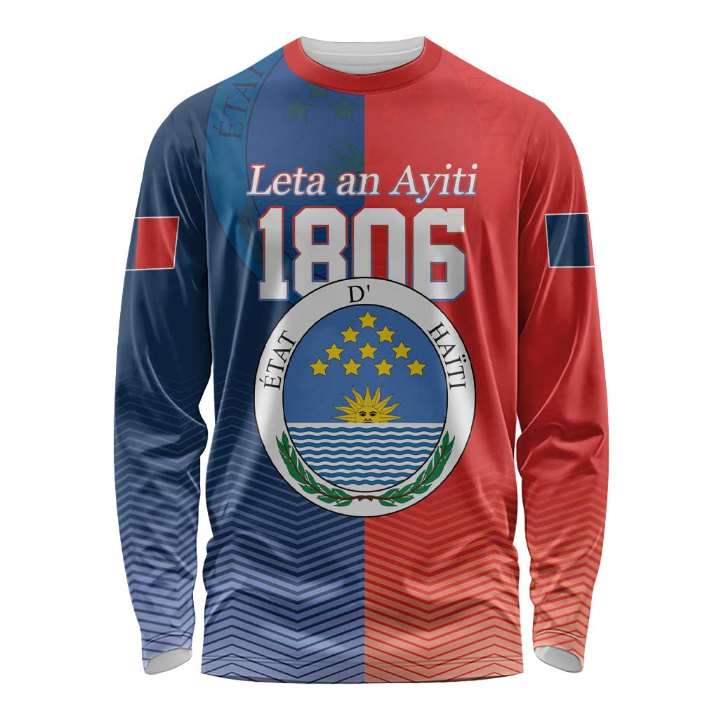 North Haiti State of Haiti Long Sleeve Shirt Leta an Ayiti 1806-1811