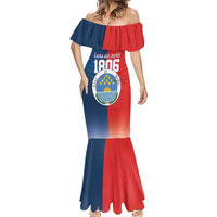 North Haiti State of Haiti Mermaid Dress Leta an Ayiti 1806-1811