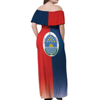 North Haiti State of Haiti Off Shoulder Maxi Dress Leta an Ayiti 1806-1811