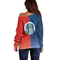 North Haiti State of Haiti Off Shoulder Sweater Leta an Ayiti 1806-1811