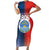 North Haiti State of Haiti Short Sleeve Bodycon Dress Leta an Ayiti 1806-1811